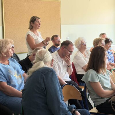 Prezentacja raportu o stanie gminy, SP2, 25.05.2026r., fot. UMR