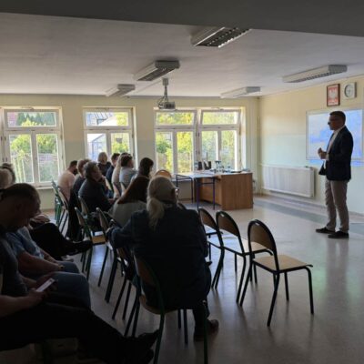 Prezentacja raportu o stanie gminy, SP2, 25.05.2026r., fot. UMR