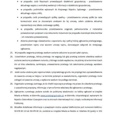 Ogłoszenie O Przetargu 3